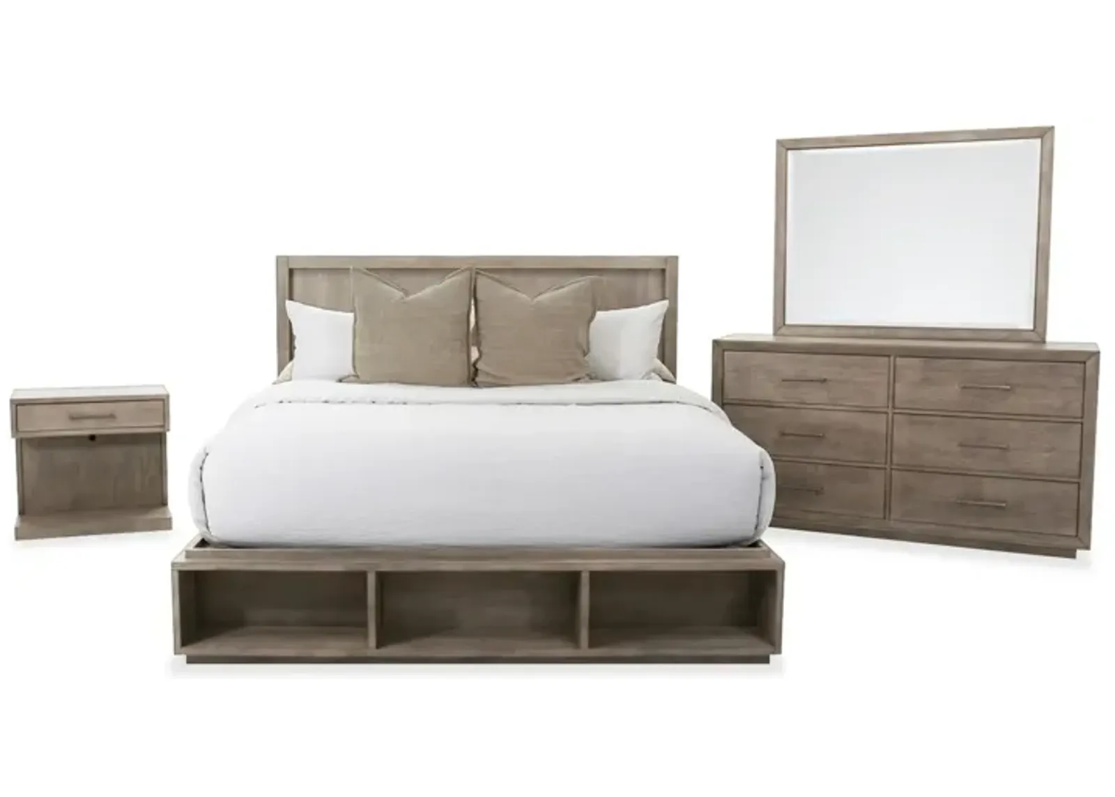 Platinum 4-Piece King Bed Set