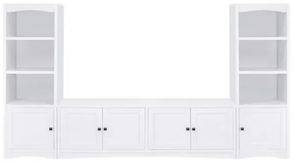 Coaster Co. of America Laughlin 3-piece Entertainment Center TV Stand White