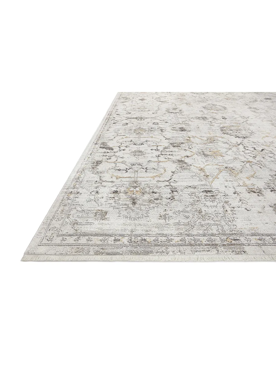 Bonney BNY03 Ivory/Dove 5'3" x 7'6" Rug