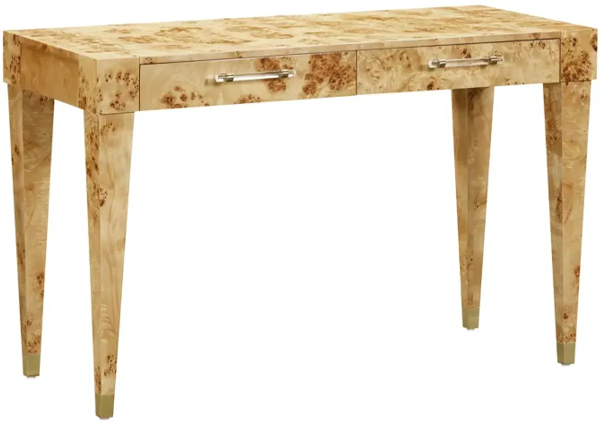 Brandyss Natural Burl Work Desk