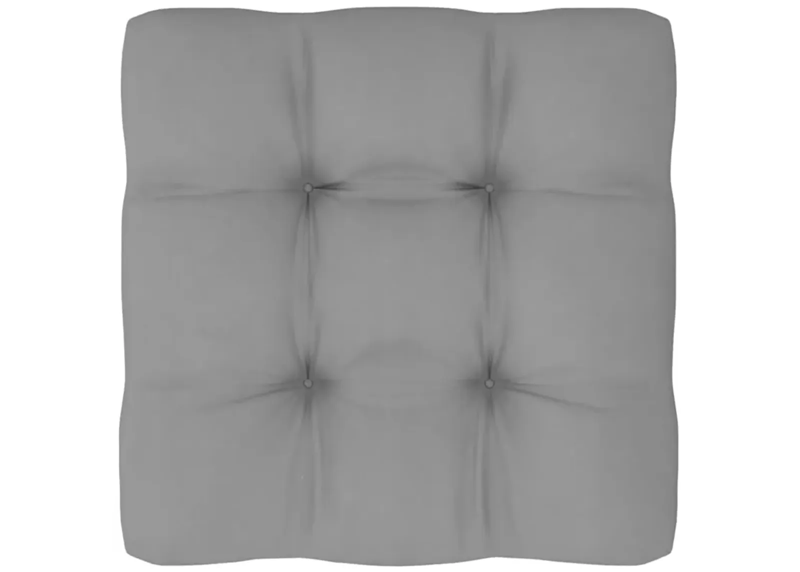 vidaXL Pallet Sofa Cushion Gray 23.6"x23.6"x4.7"