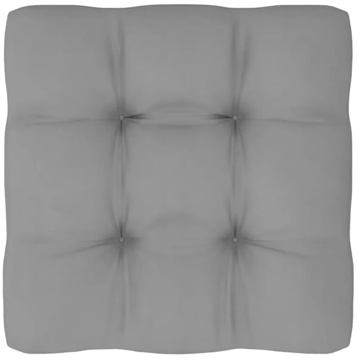 vidaXL Pallet Sofa Cushion Gray 23.6"x23.6"x4.7"