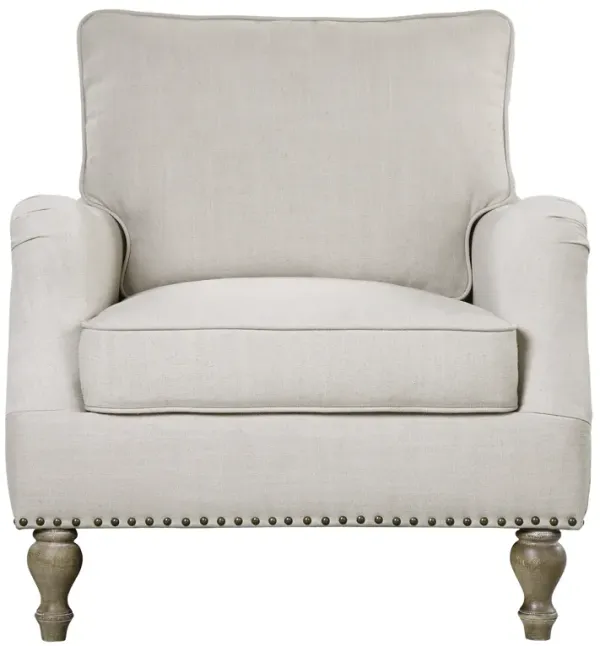Armstead Antique White Armchair