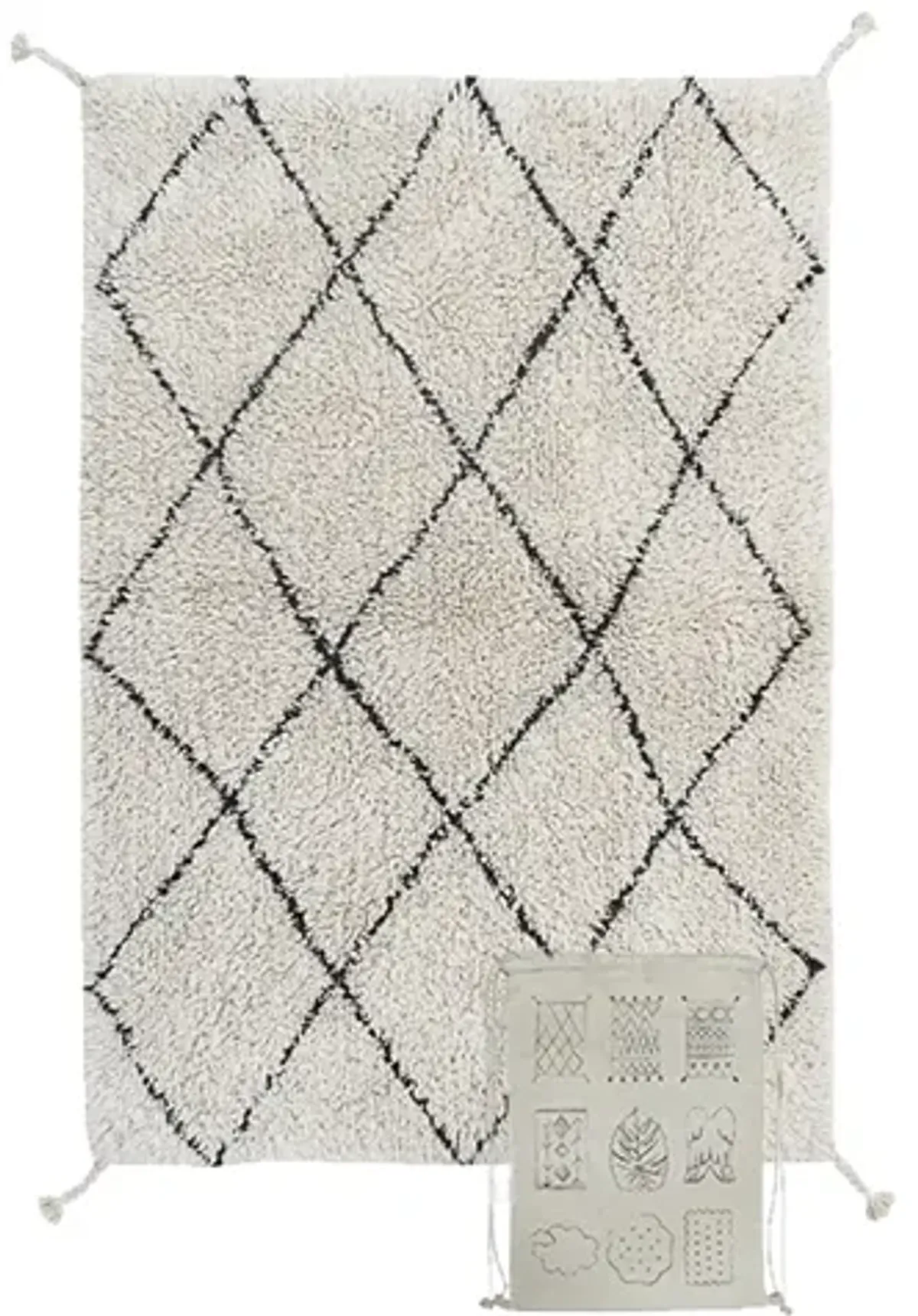 Washable rug Mini Bereber