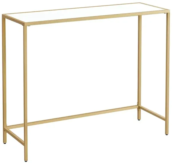 Hivvago Console Sofa Table with Steel Frame