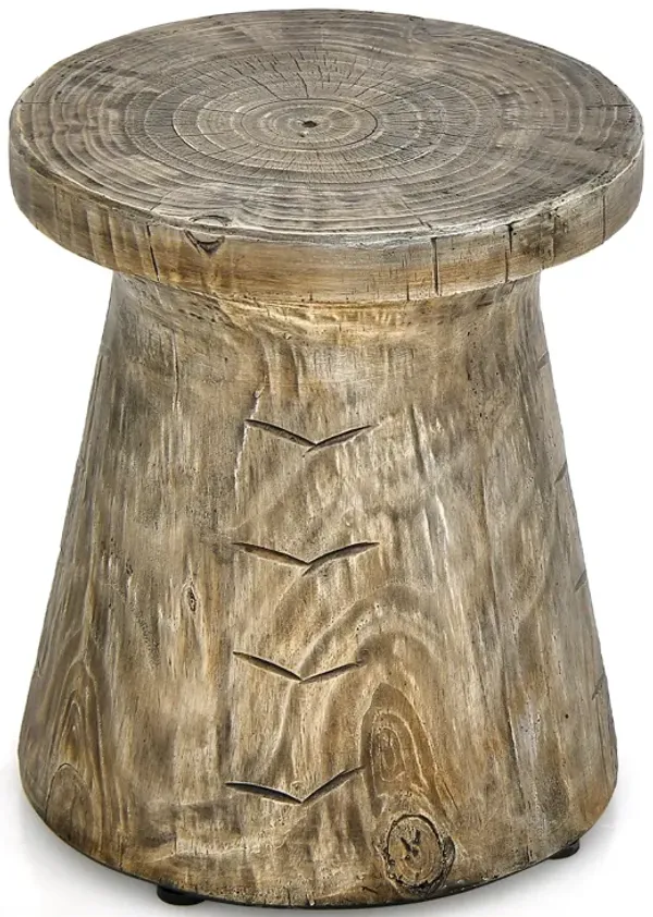 Weather Resident Rock End Table