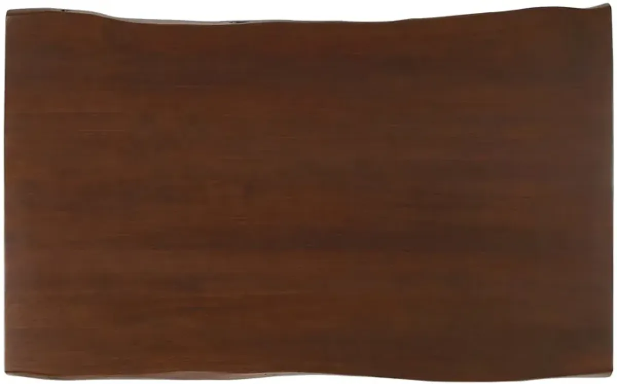 Modway - Ardor 60" Live Edge Acacia Wood Dining Table Black Walnut