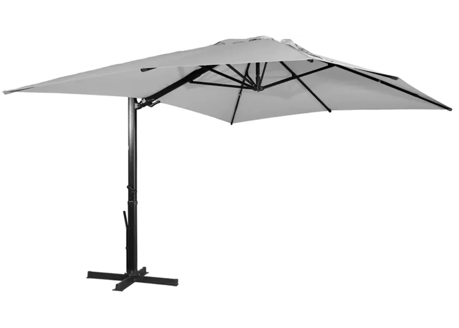 MONDAWE 13ft Square Offset Cantilever Patio Umbrella for Outdoor Shade