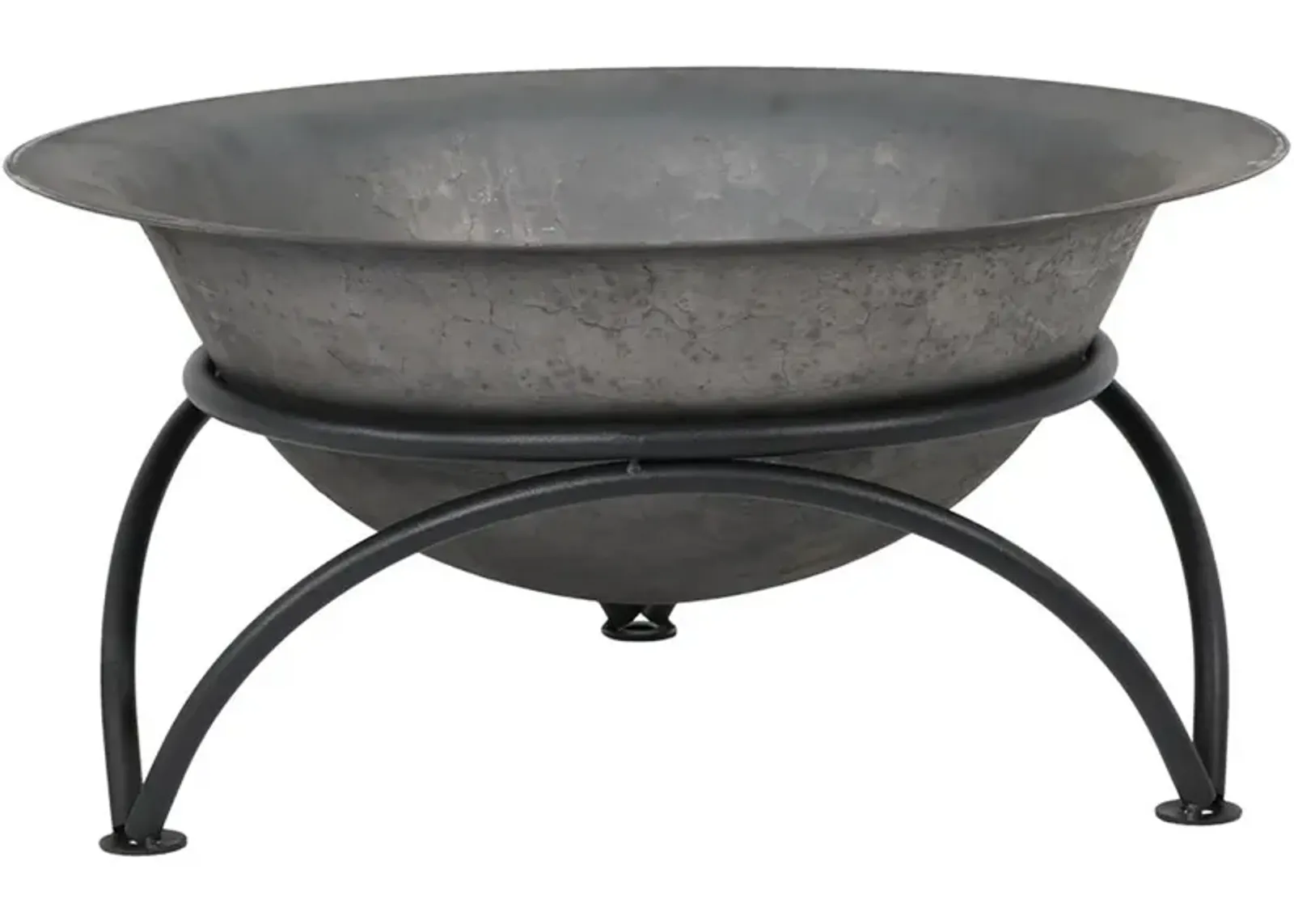 Hivvago 23.5 inch Wood-Burning Small Cast Iron Fire Pit Bowl with Stand