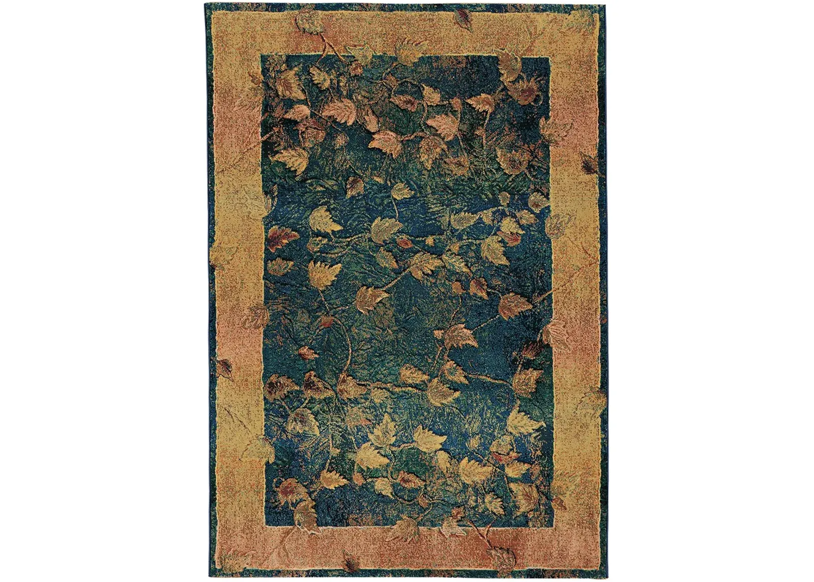 Kharma 6'7" x 9'1" Blue Rug