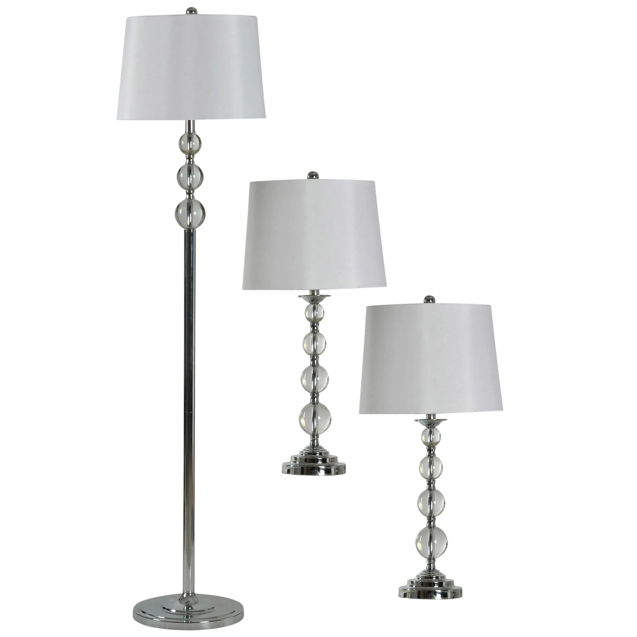 Chairome Table & Floor Lamp (Set of 2)