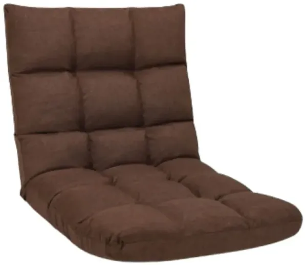 Hivvago 14-Position Adjustable Folding Lazy Gaming Sofa