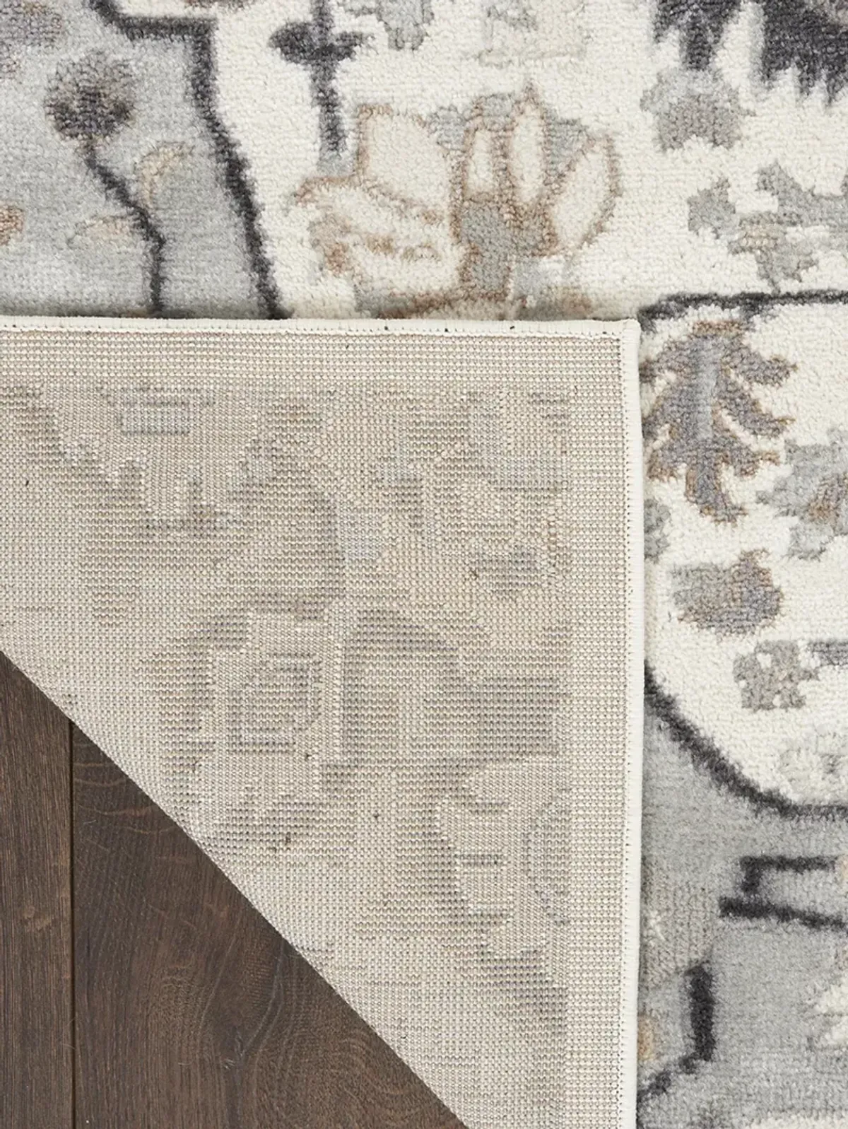 Elation ETN09 Ivory/Gray 6' x 9' Rug