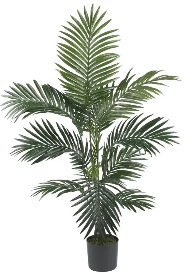 Nearly Natural 4-ft Kentia Palm Tree w/9 Fronds
