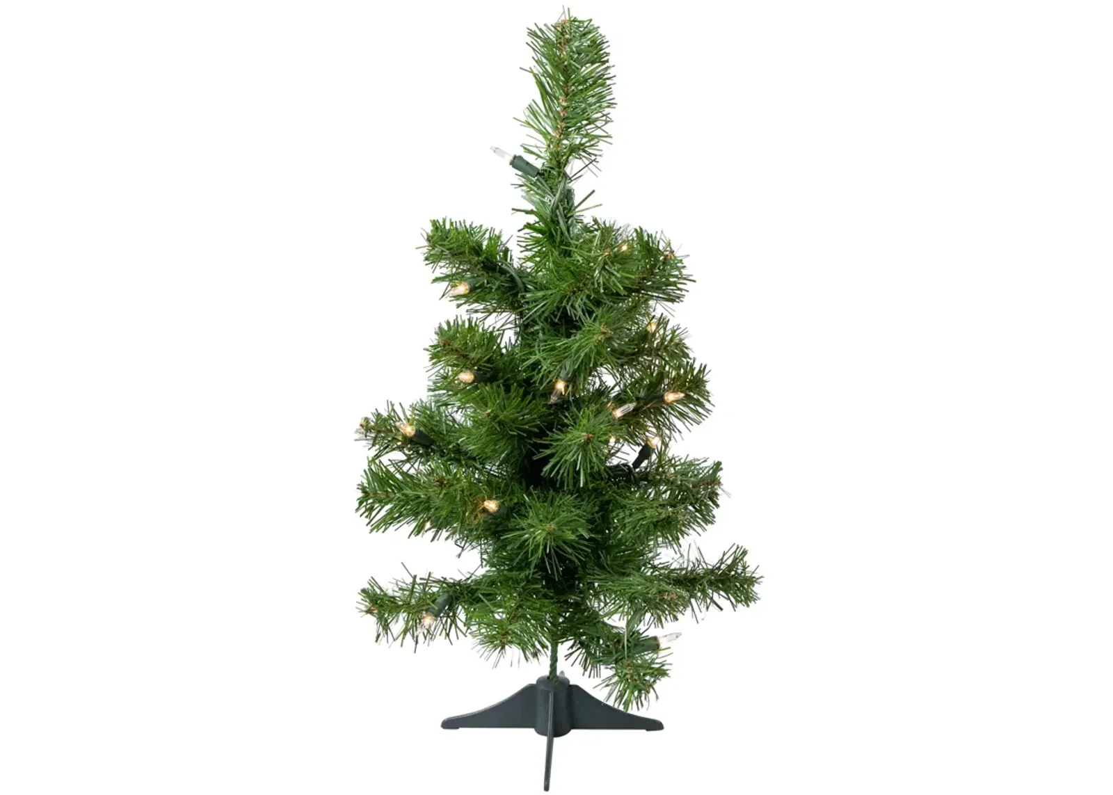 18" Pre-Lit Medium Blackwater Fir Artificial Christmas Tree  Clear Lights