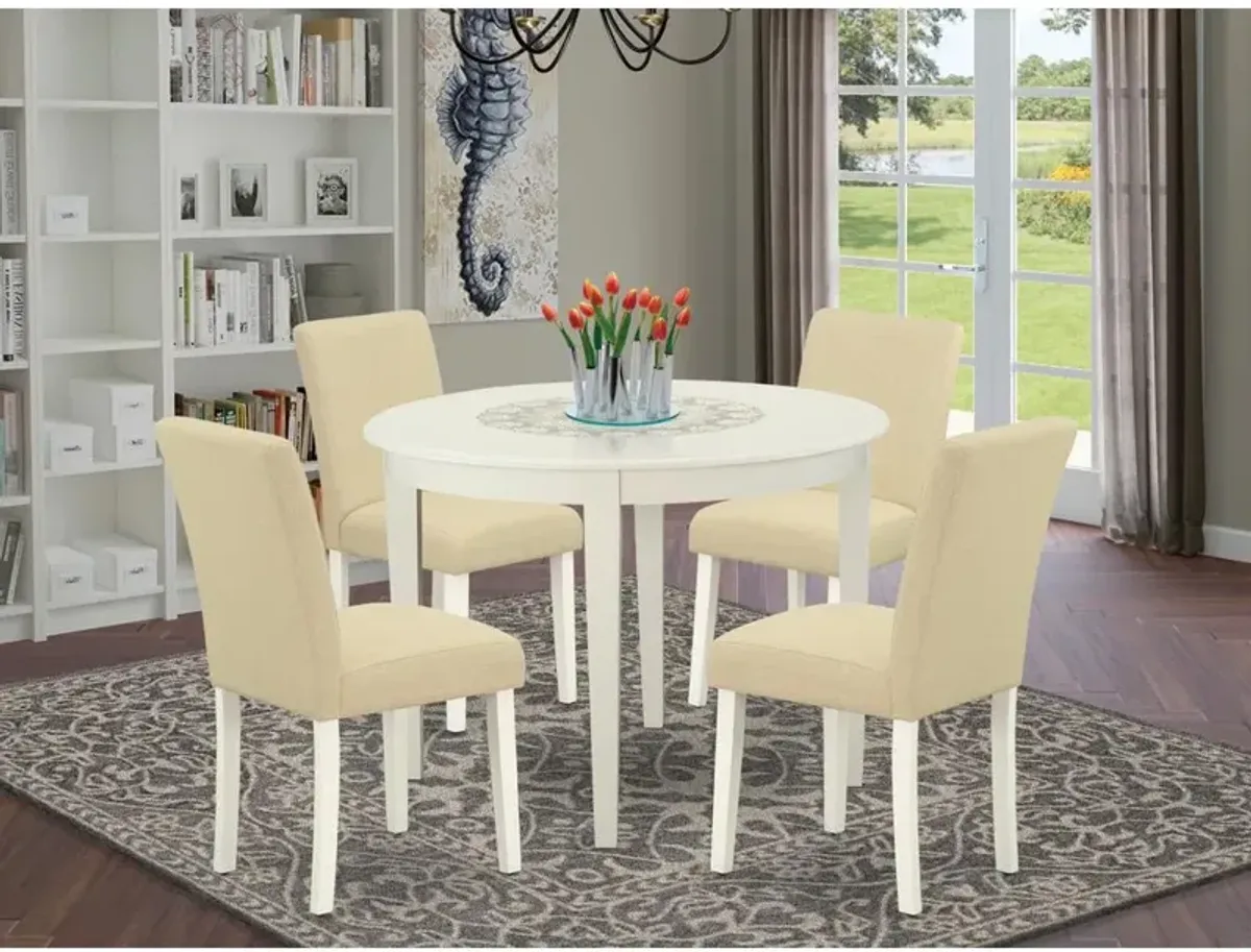 Dining Room Set Linen White