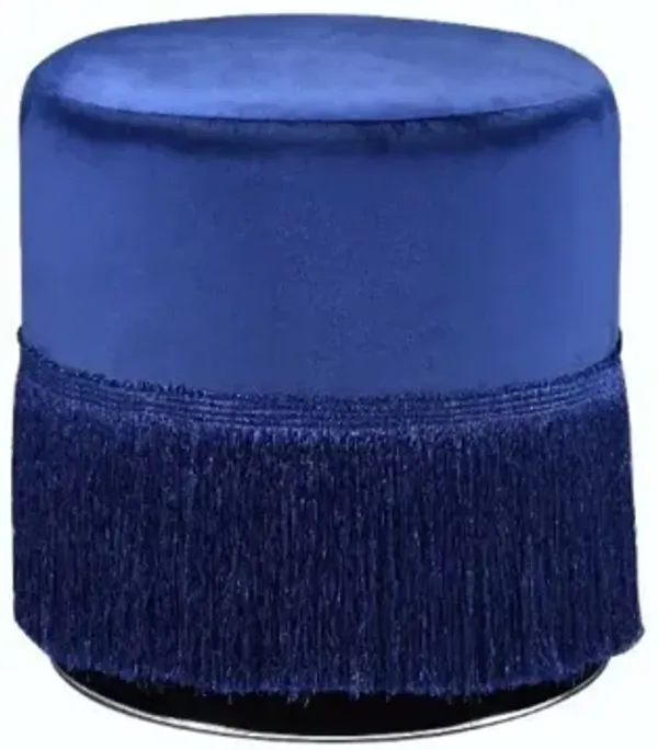 Clivia Ottoman In Velvet