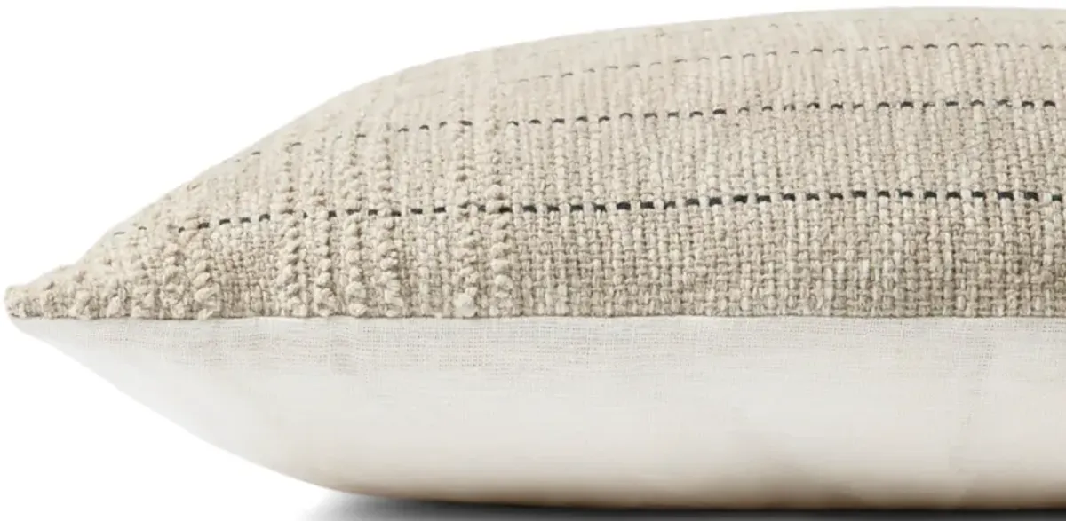 Ivory 22'' x 22'' Cover w/Down Pillow