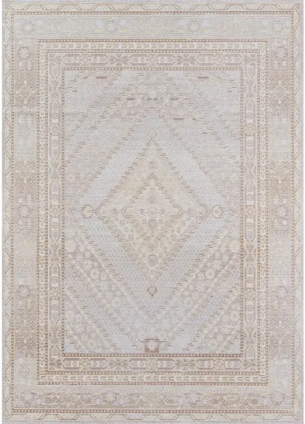 Momeni Traditional Rectangle Area Rug, Grey, 7'10 X 10'6