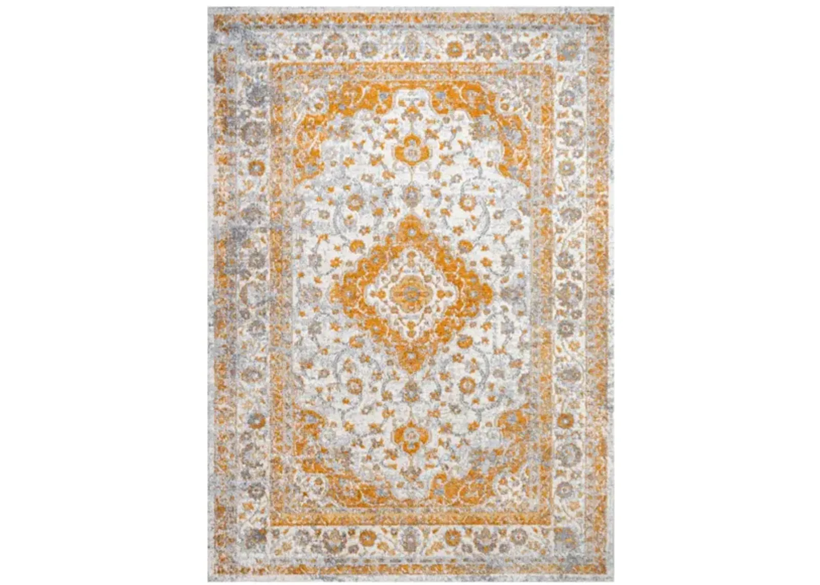 Indhira Ornate Medallion Persian Area Rug