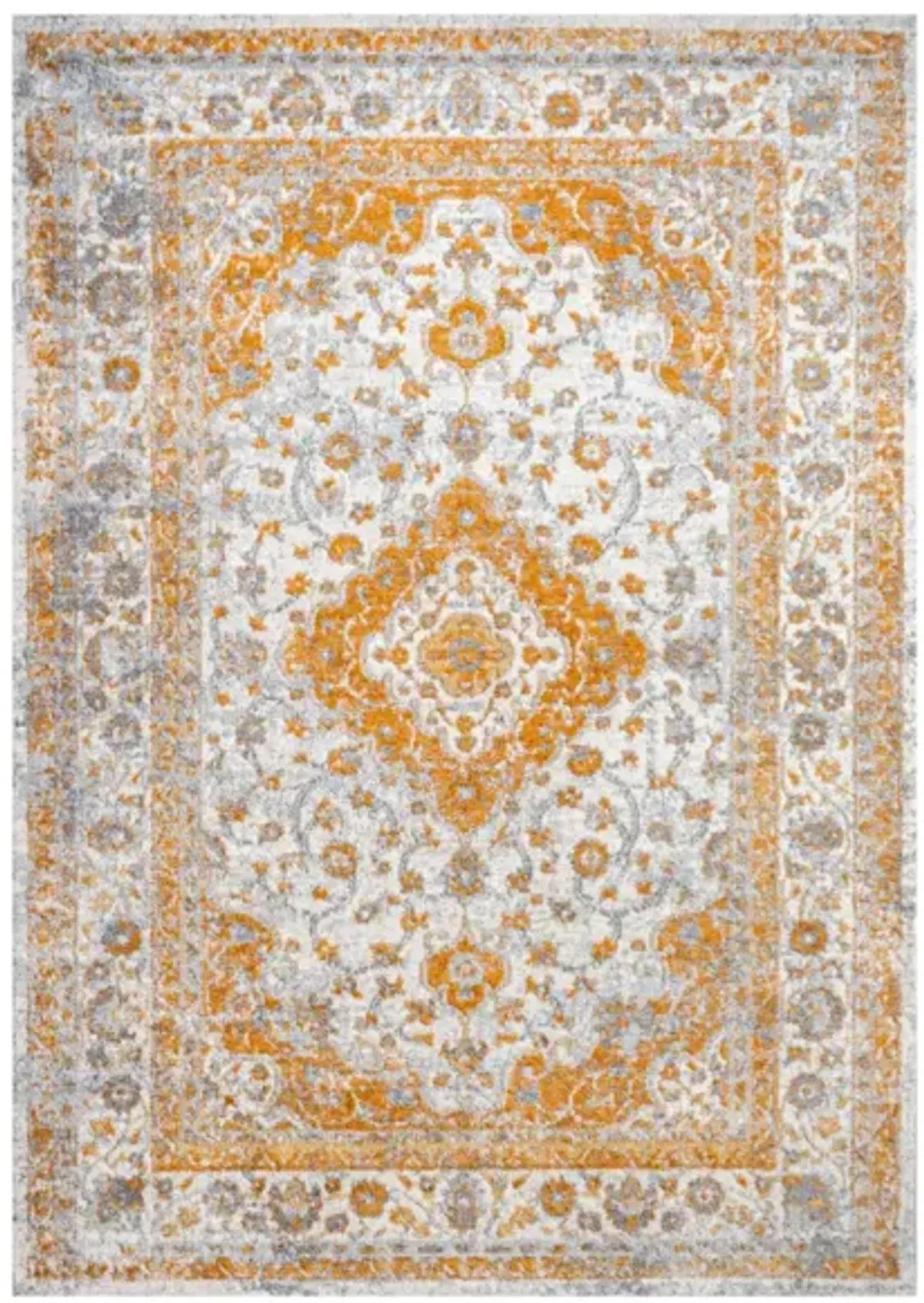 Indhira Ornate Medallion Persian Area Rug