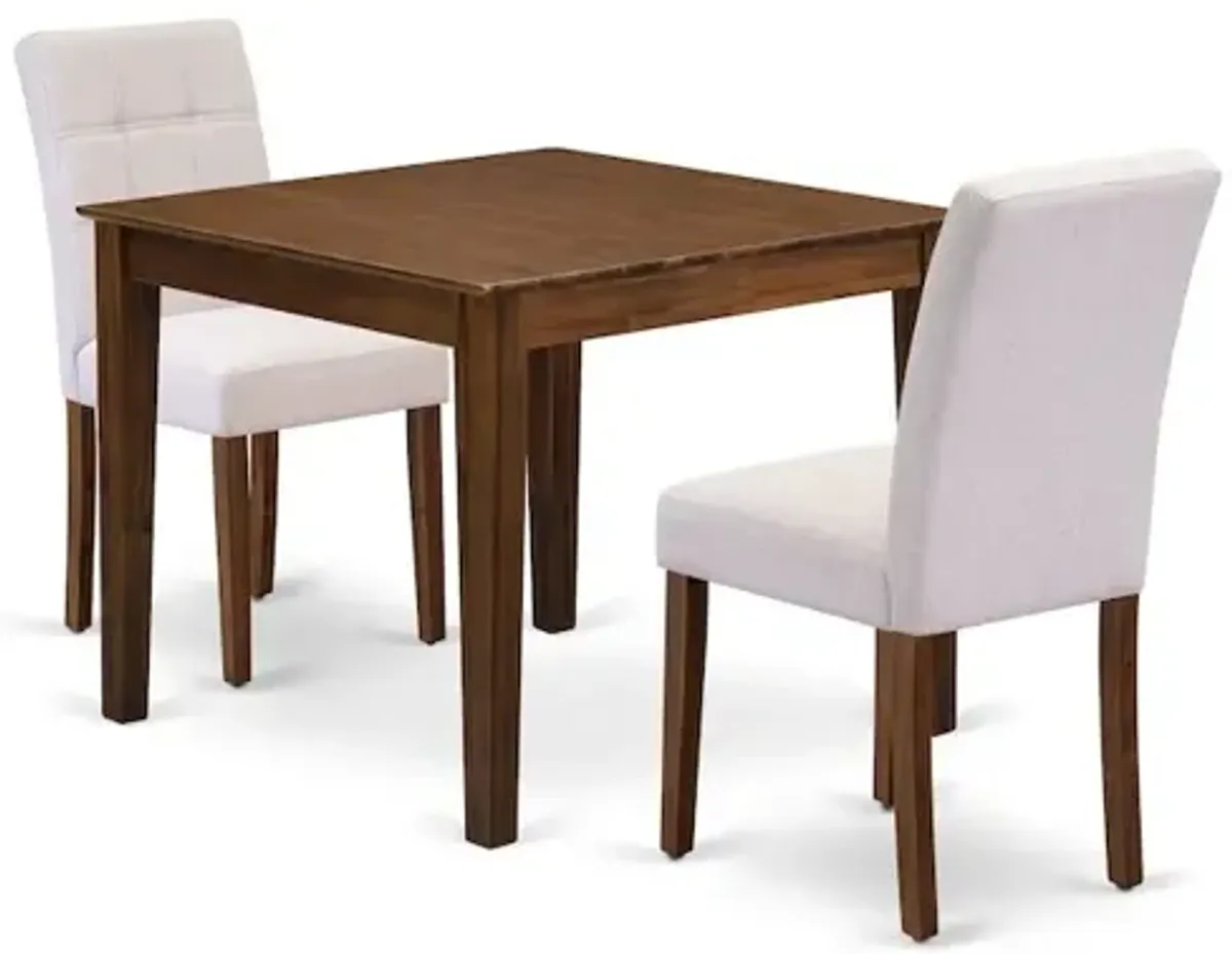 3 Piece Dining Set contain A Wooden Kitchen Table