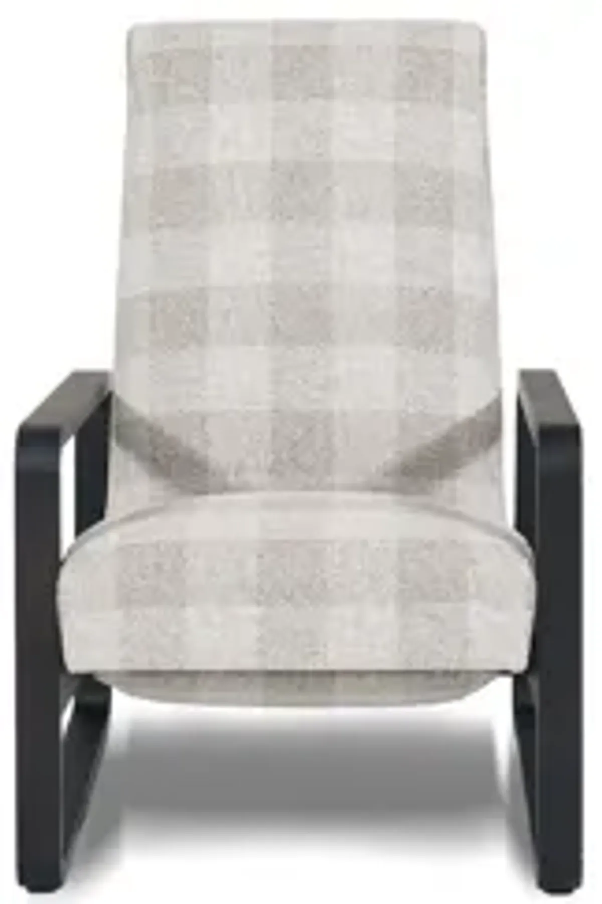 Linen Taupe 27" Recliner with Wood Arm