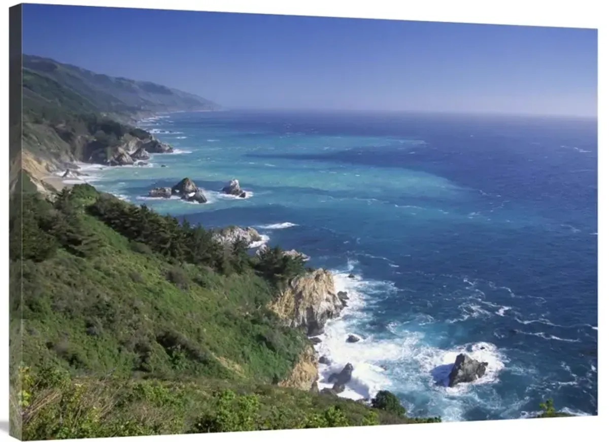 Big Sur coast from near Grimes Point, California-Canvas Art-40x30