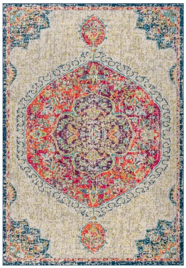 Imara Bohemian Flair Boho Vintage Medallion Area Rug