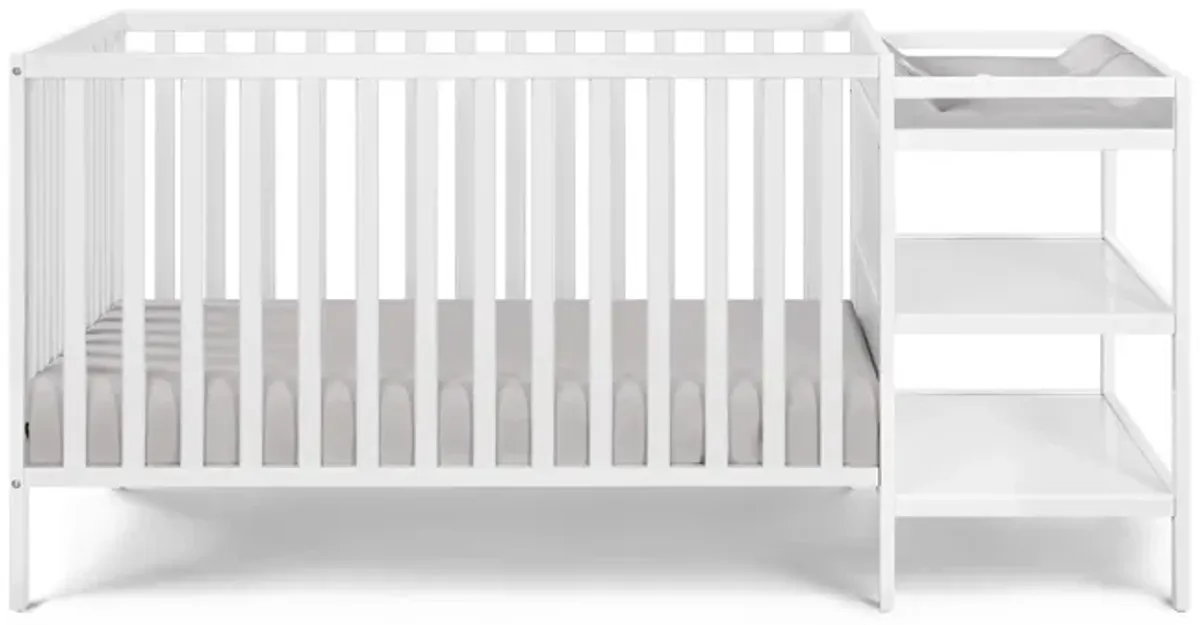 Suite Bebe Palmer 3-in-1 Crib and Changer Combo White