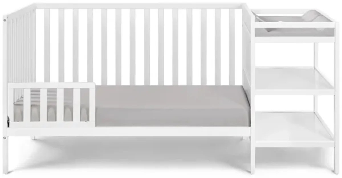 Suite Bebe Palmer 3-in-1 Crib and Changer Combo White