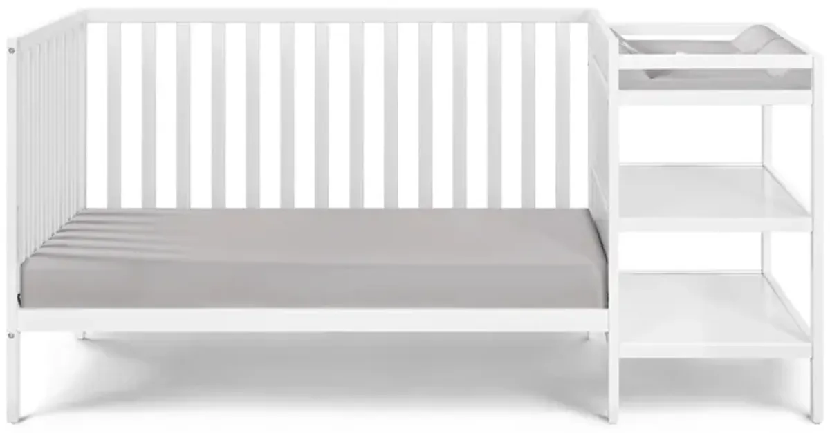 Suite Bebe Palmer 3-in-1 Crib and Changer Combo White