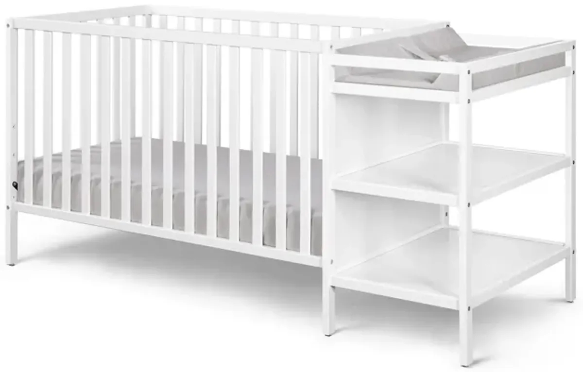 Suite Bebe Palmer 3-in-1 Crib and Changer Combo White