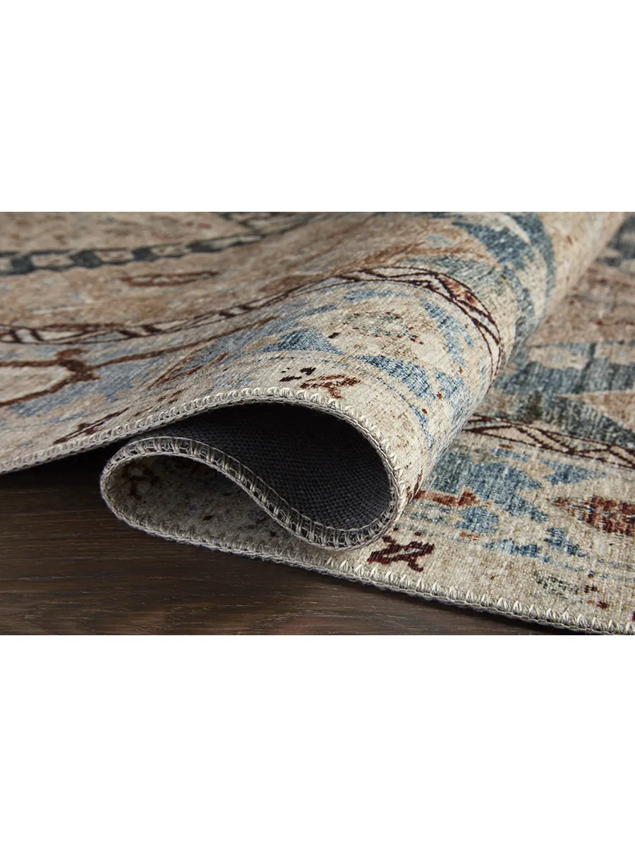 Lenna LEA05 Denim/Sand 8'6" x 11'6" Rug