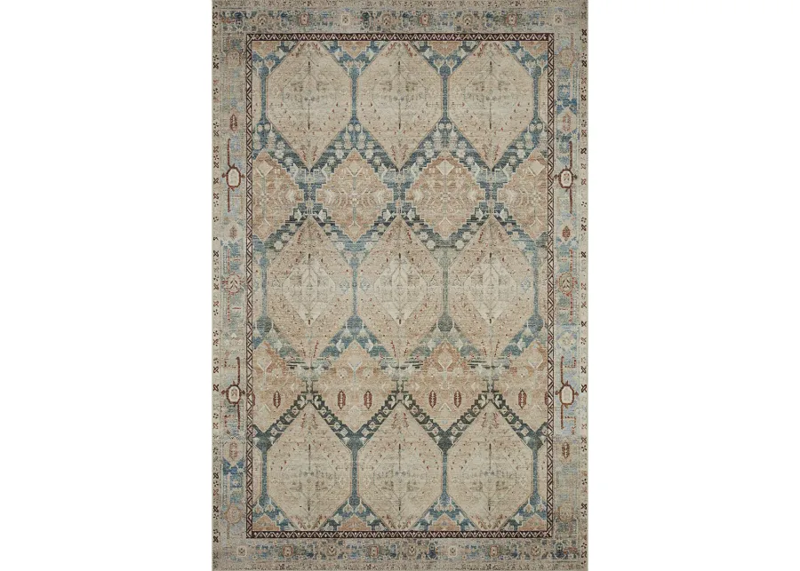 Lenna LEA05 Denim/Sand 8'6" x 11'6" Rug