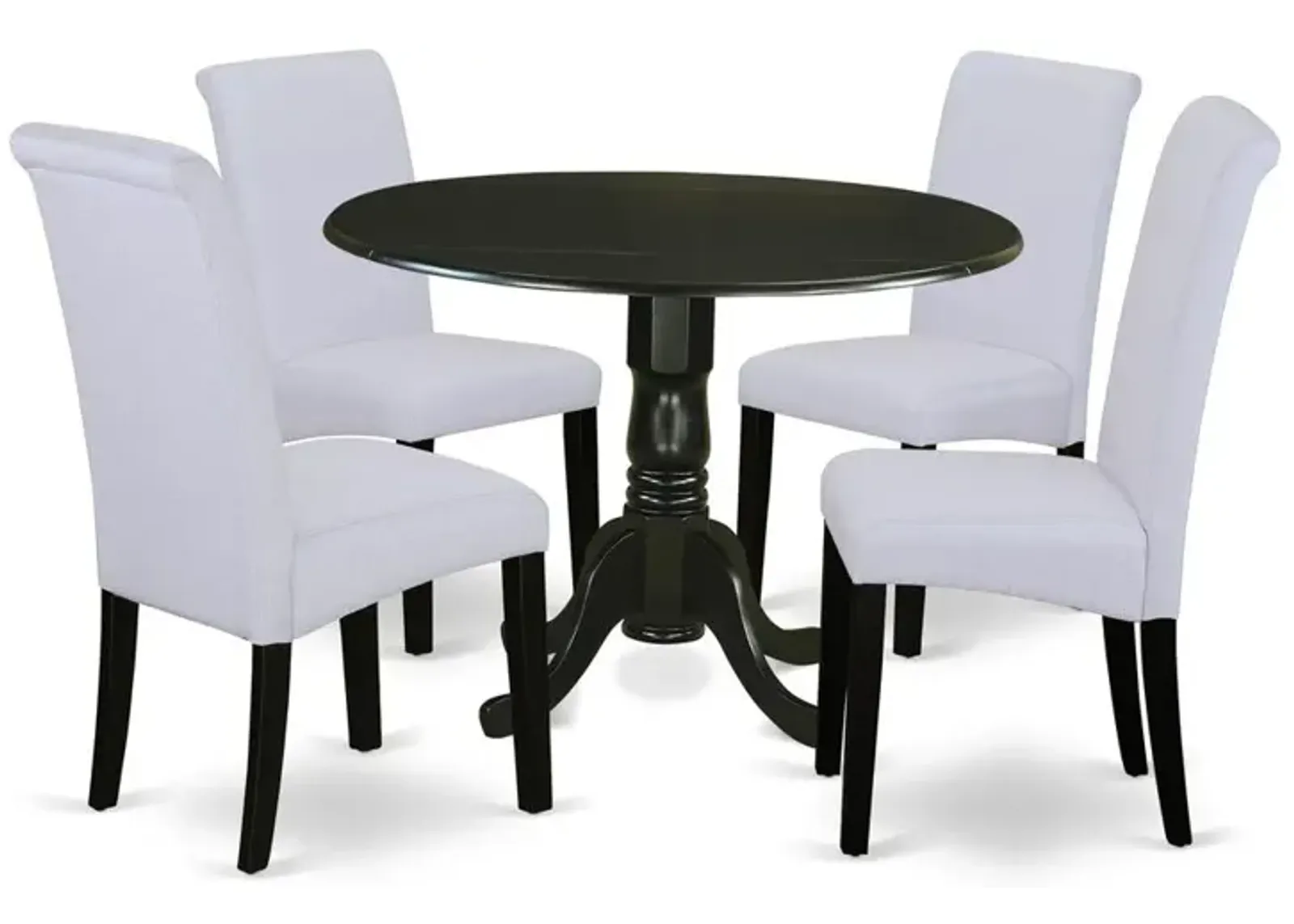 Dining Room Set Black, DLBA5-BLK-05