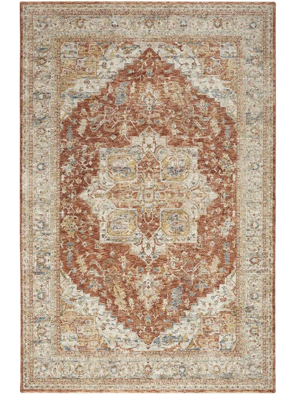 Sahar SHR06 Ivory/Multicolor 7'10" x 10'4" Rug
