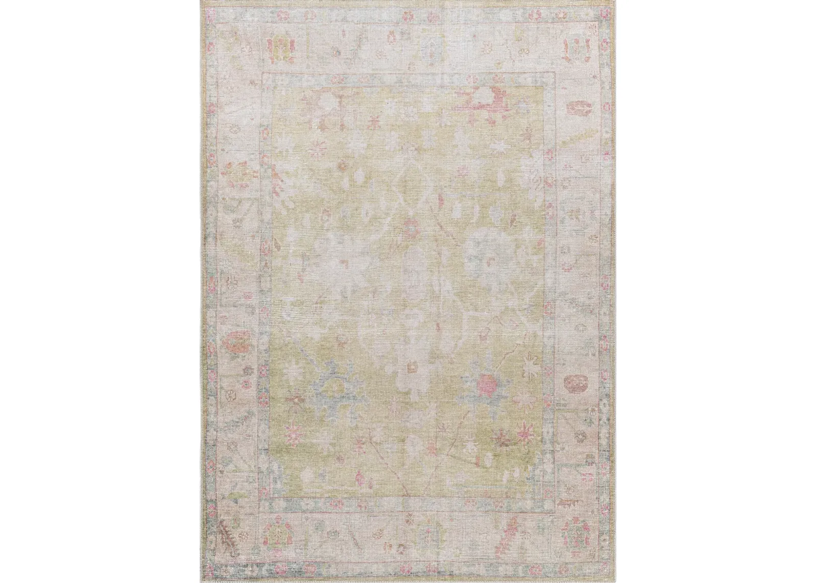 Kemer KMR-2305 2'7' x 10' Green Rug