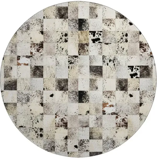 Bozeman BM10 Cream 8' Round Rug