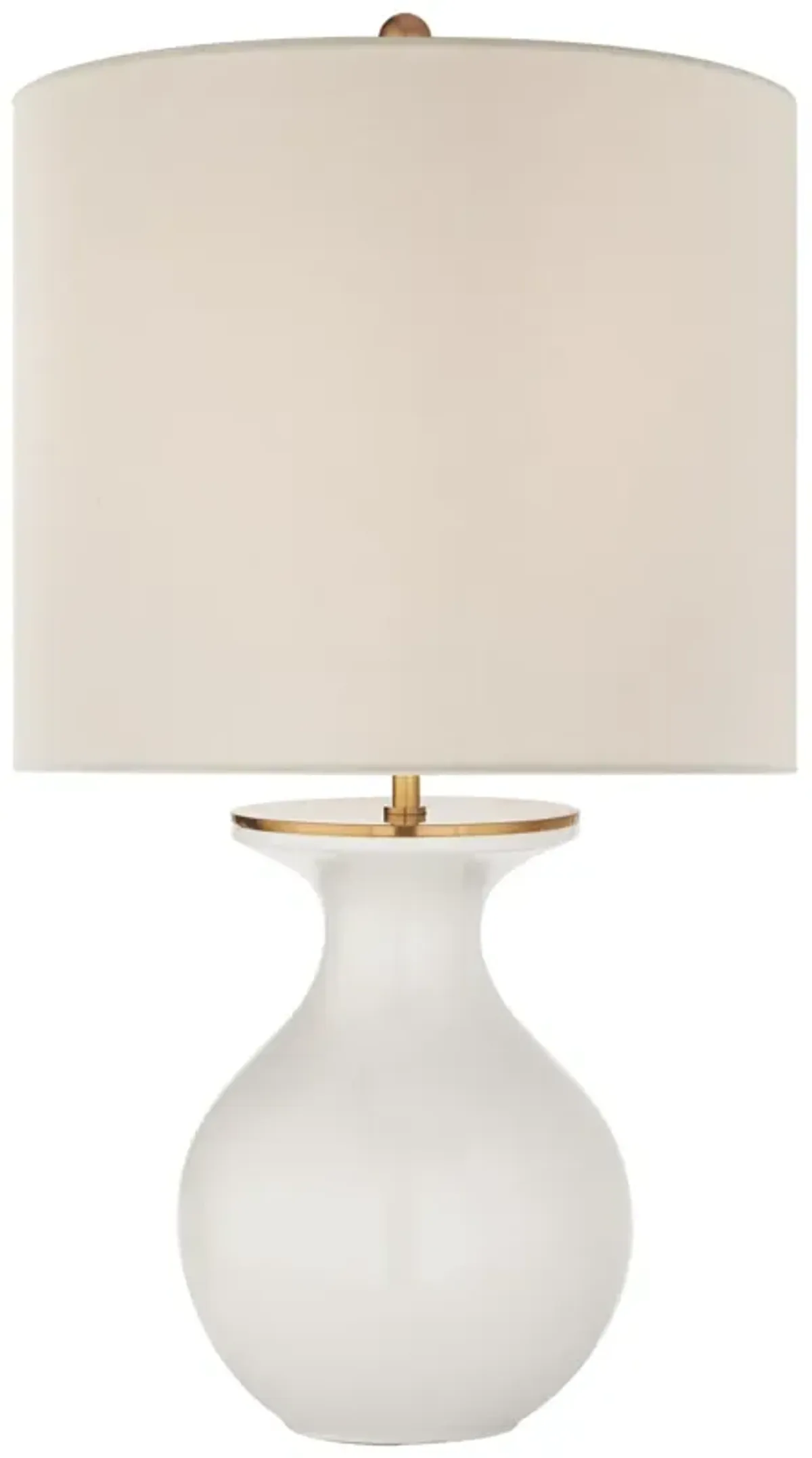 Albie Small Desk Lamp in White