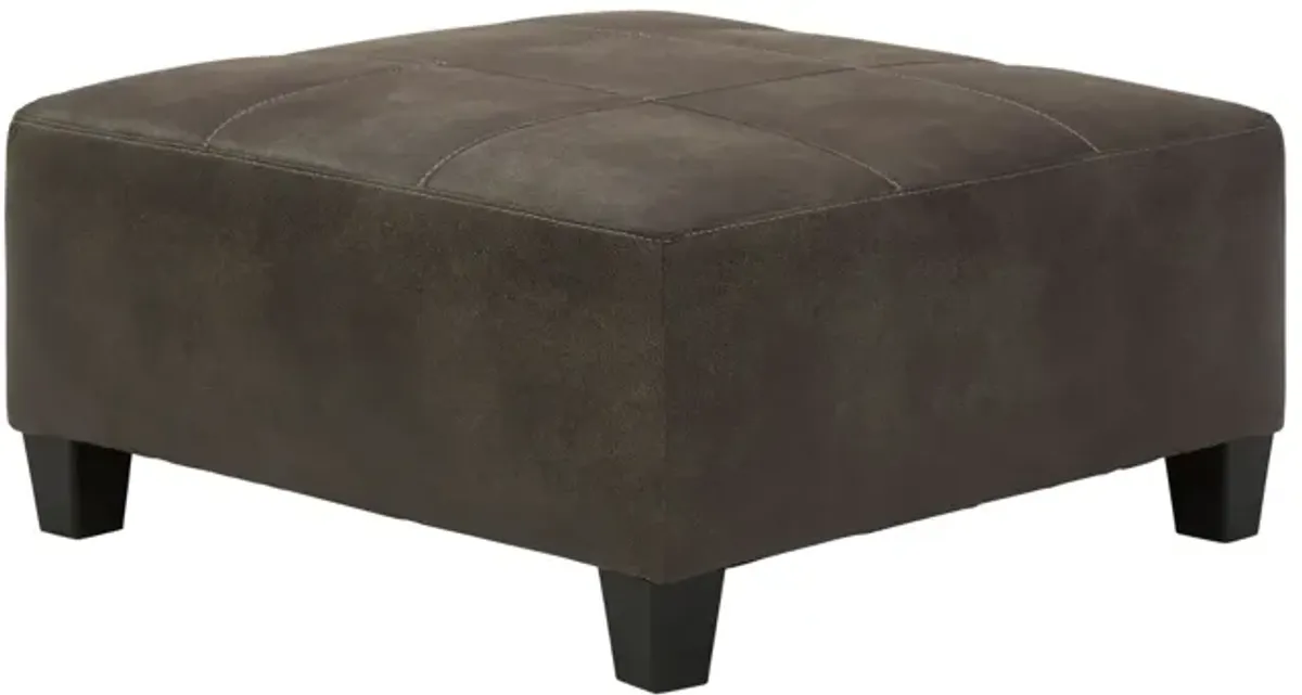 Navi Smoke Oversized Ottoman