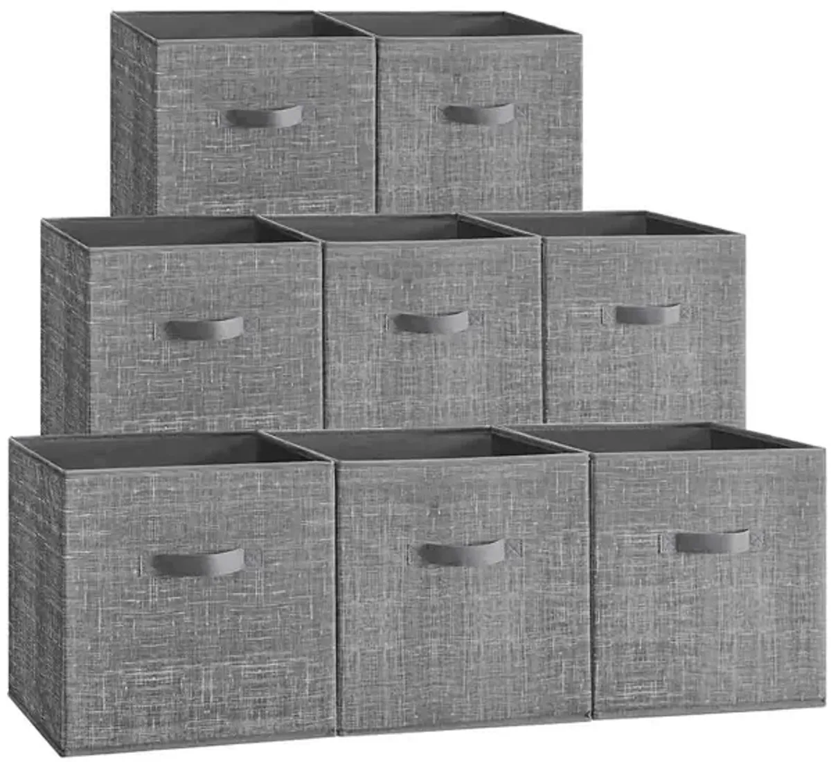 Set of 8 Storage Cubes for Versatile Organization and Space-Saving Storage