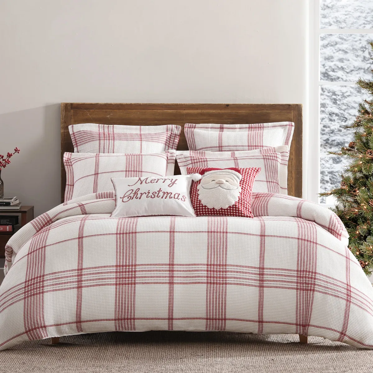 Peppermint Plaid Comforter Set - Levtex Home