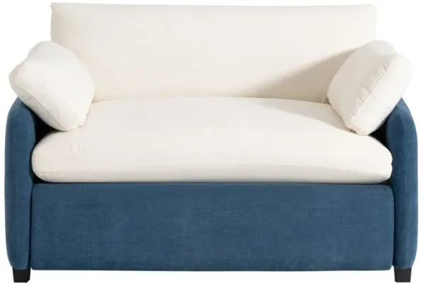 50*43" Oversized Chenille Single Sofa Chair,Wide and Deep Seat Accent Chair,Modern Upholstered Comfy Armchair,Color Blocking Couch Lounge with Pillows for Living Room,Apartment,Bedroom,3 Colors