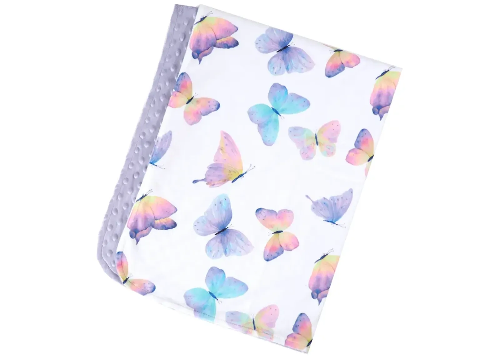 Honey Lemonade - Premium Baby & Toddler Minky Blanket (Butterfly)