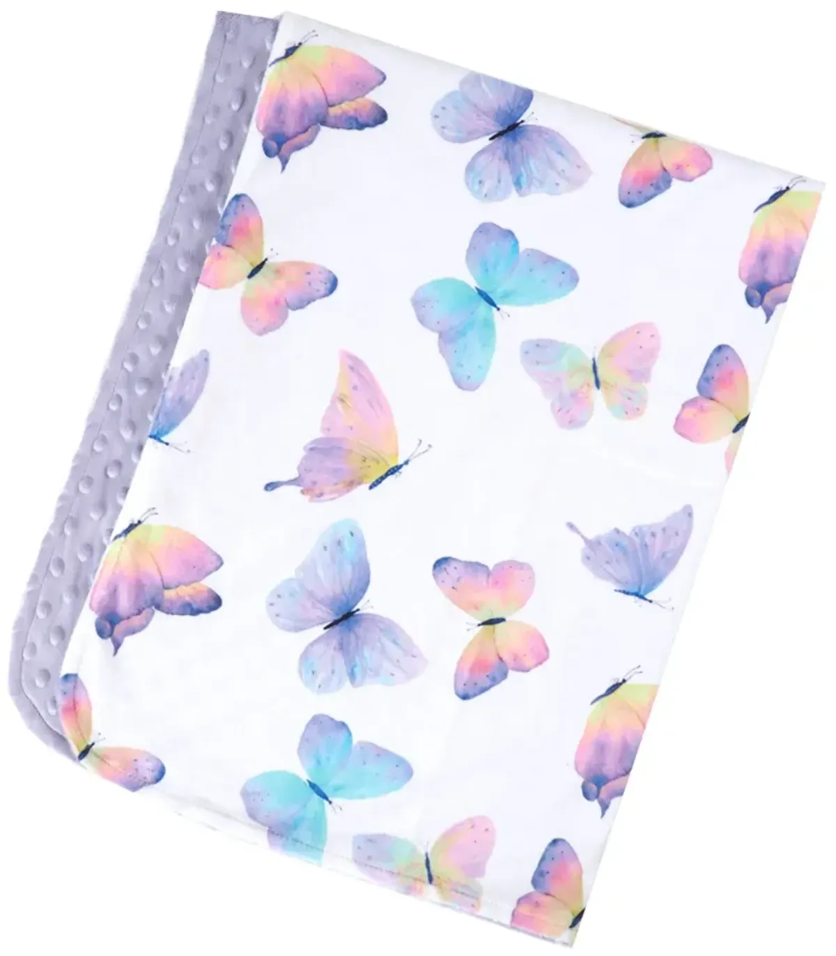 Honey Lemonade - Premium Baby & Toddler Minky Blanket (Butterfly)