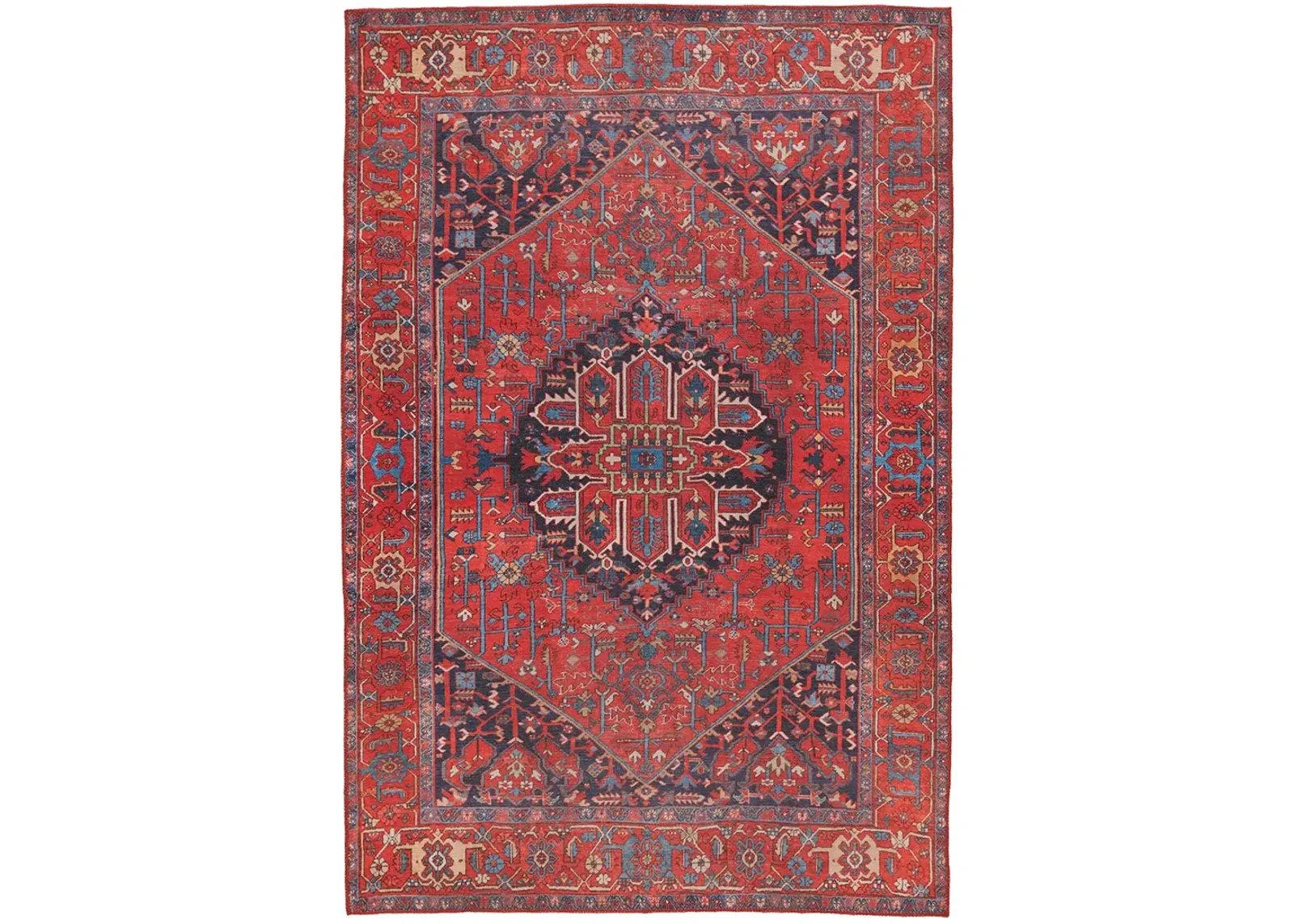 Harman By Katelester Eterna Red 7'6" x 10' Rug