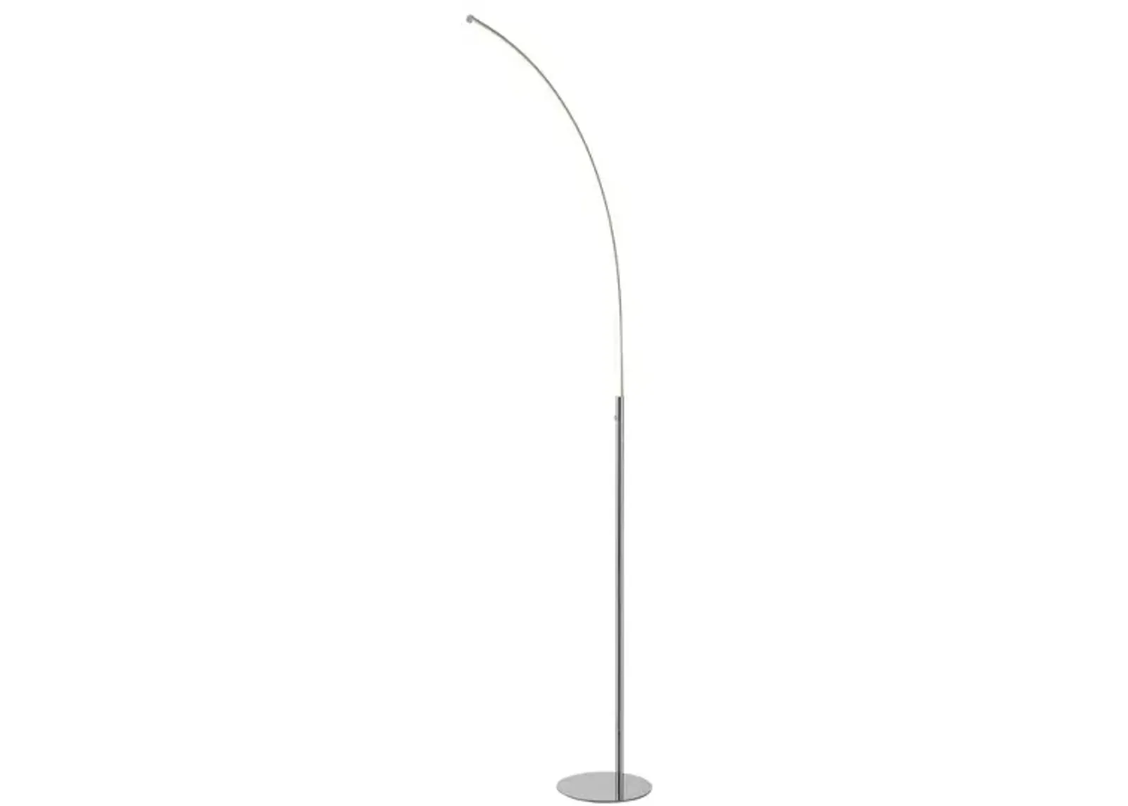 Curva Metal Minimalist Modern LED Integrated Floor Lamp