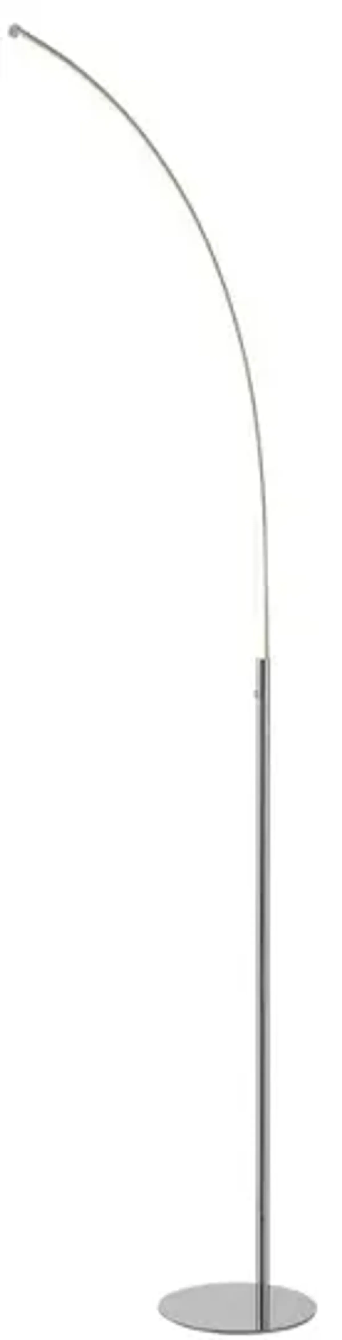 Curva Metal Minimalist Modern LED Integrated Floor Lamp