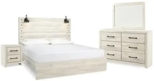 Cambeck King Panel Bed, Dresser, Mirror and Nightstand